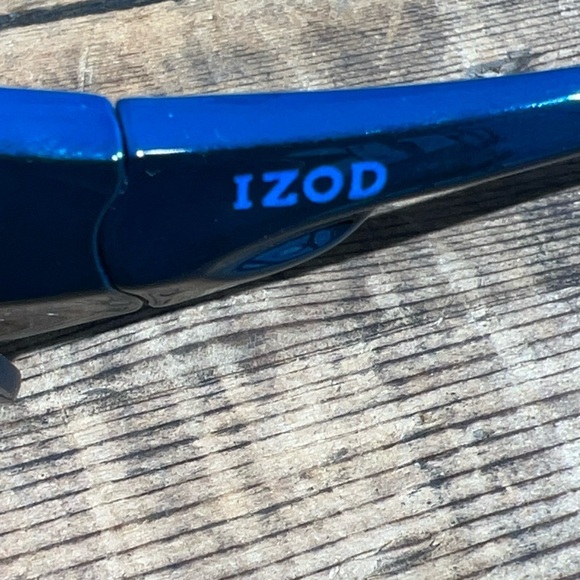 IZOD IZ 105 92 Navy BLUE SUNGLASSES Preowned - Picture 4 of 5